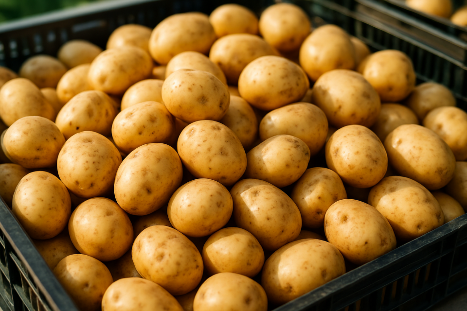 French storage potatoes drive down Spanish new crop prices; heatwave threatens EU yields