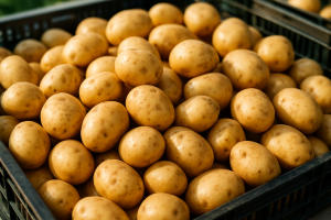 French storage potatoes drive down Spanish new crop prices; heatwave threatens EU yields