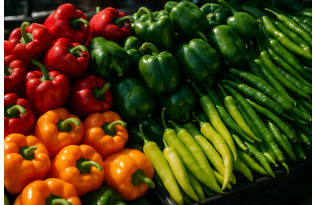 High wholesale prices for red peppers in Central Europe amid delayed local supply