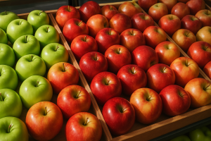Large apple stocks remain in European warehouses as of June 2026