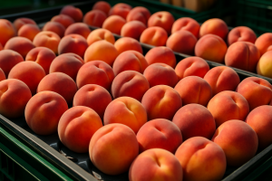Spanish peach prices at record lows in July 2026