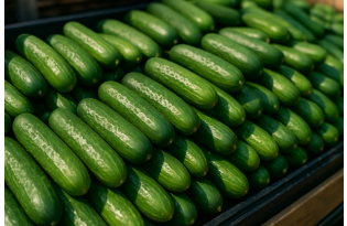 Turkish cucumber exports and European supply surge amid summer harvests