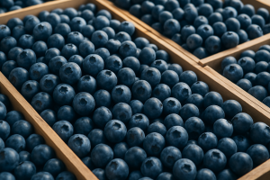 Blueberry Prices in Poland Fall Sharply Amid Market Surplus and Hail Damage