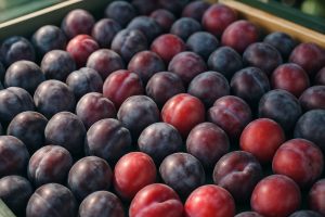 Early Plum Harvest and Fruit Drop Affect Supply; Bronisze Prices at €1.4–1.7/kg