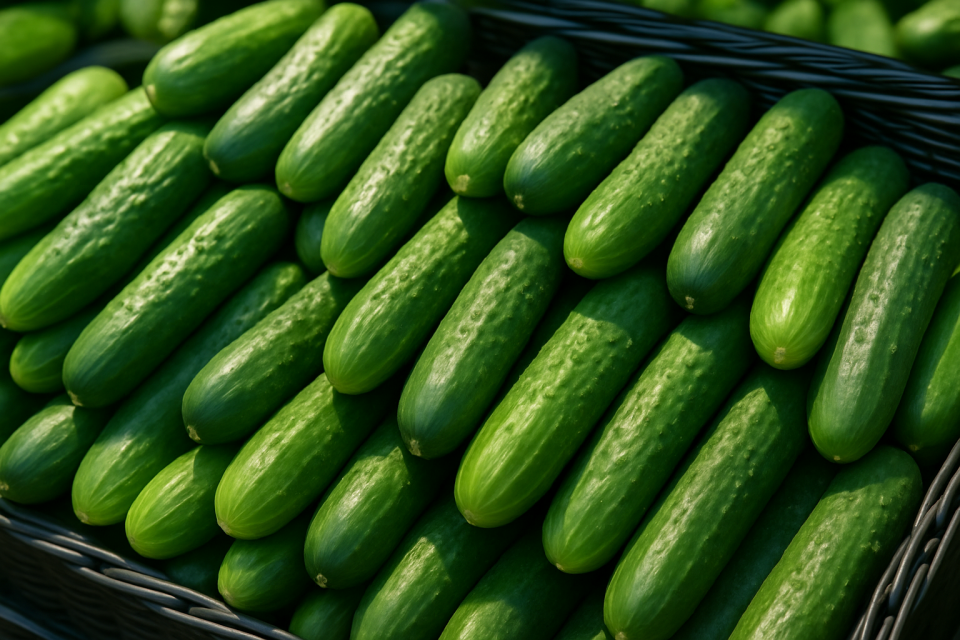 Heatwave Drives Down Greenhouse Cucumber Prices at Bronisze, Field Cucumber Demand Strong