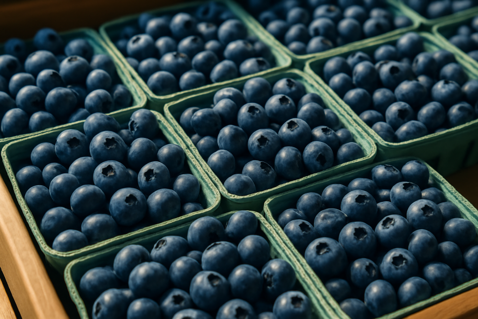 High Prices and Growing Supply for Polish Blueberries amid Heat Stress