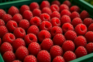 High tunnel raspberry prices and limited supply after heatwave in Poland