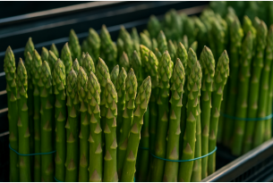 Lower prices for Polish yellow string beans in retail, large-scale asparagus labelling in Dolnośląskie