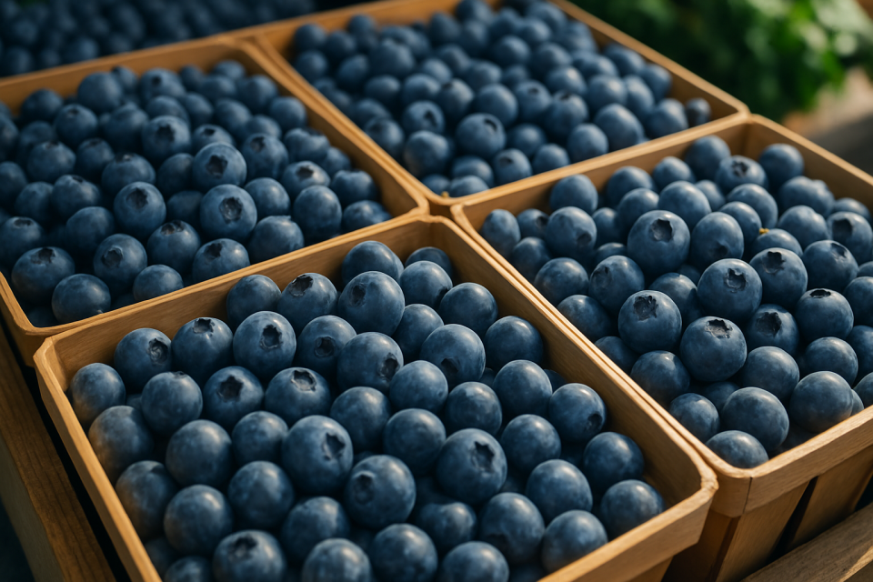 Polish blueberry prices remain high at Bronisze despite growing supply
