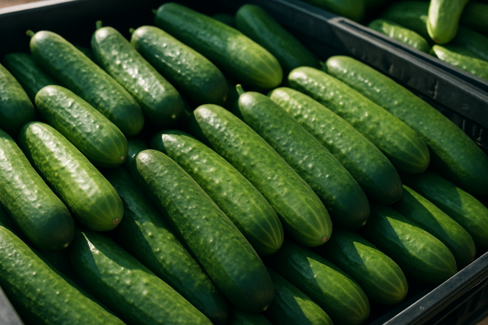 Polish field cucumber prices diverge: Bronisze sees €1.2–1.4/kg for greenhouse, up to €1.4/kg for field