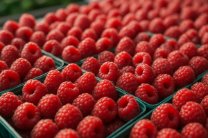 Raspberry Wholesale Prices in Warsaw Reach €5.8–8.7/kg Amid High Temperatures