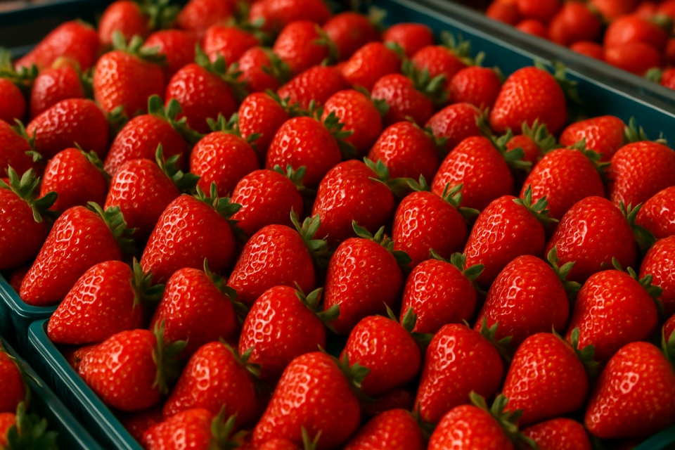 Tunnel-Grown Strawberry Prices Surge in Warsaw as Field Season Ends
