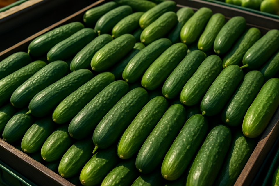 Warsaw: Greenhouse cucumber prices surge at Bronisze due to supply drop