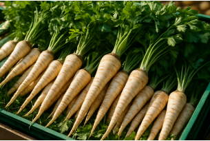 Warsaw wholesale quotes root parsley at €0.8–1.2/kg in mid-August